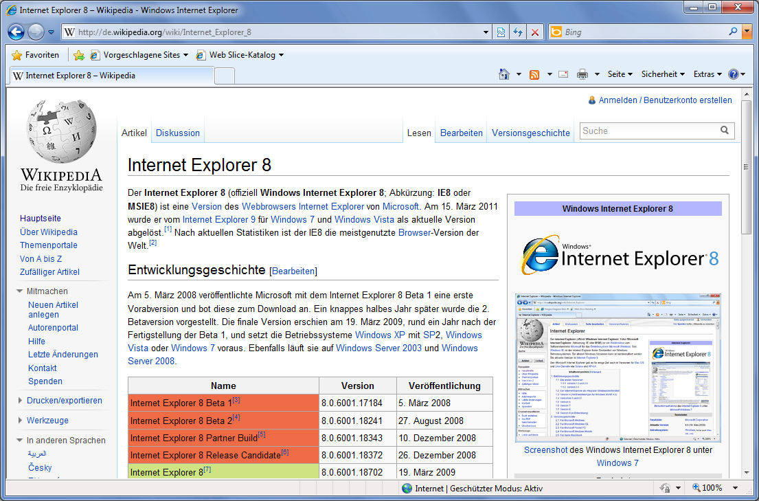 download internet explorer 8 for window 7